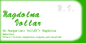 magdolna vollar business card